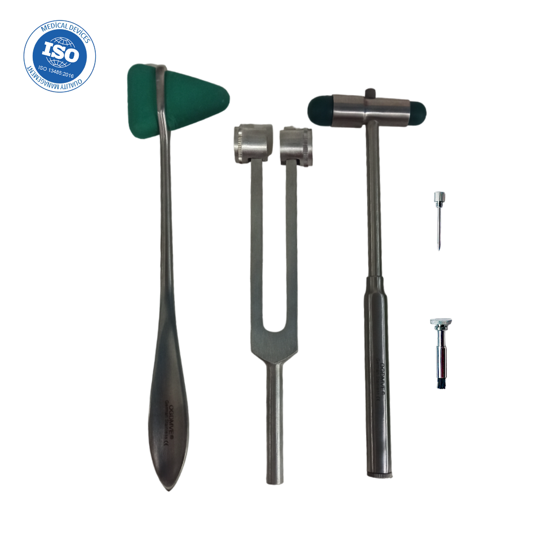 Kit Neuro #2 Martillo Reflejo Taylor + Neurologico Buck Examen Medico Fisico Ogdmve