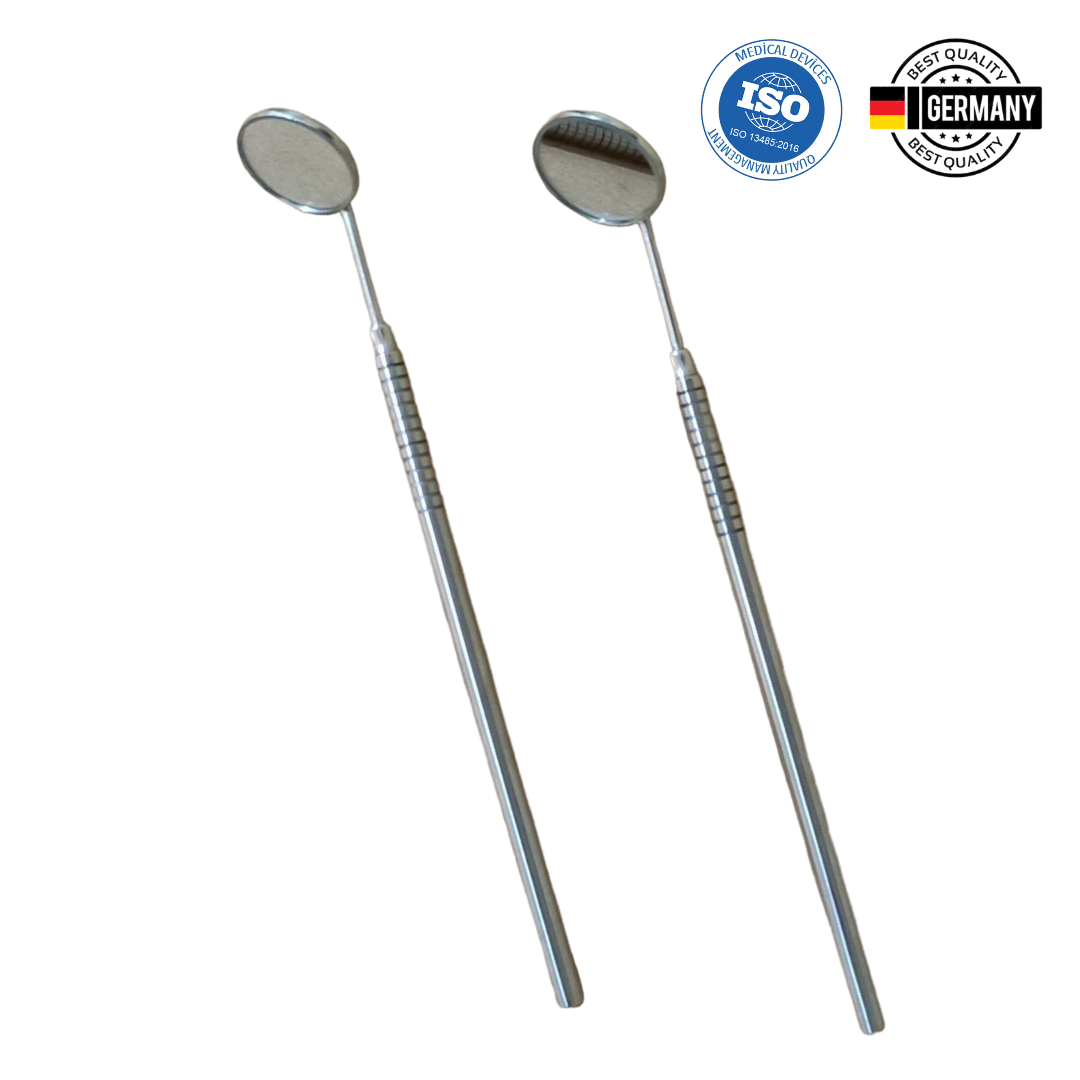 Espejo Dental Laríngeo nº 4 o 5, Con Mango Acero Inoxidable Ogdmve Fonoaudiologia