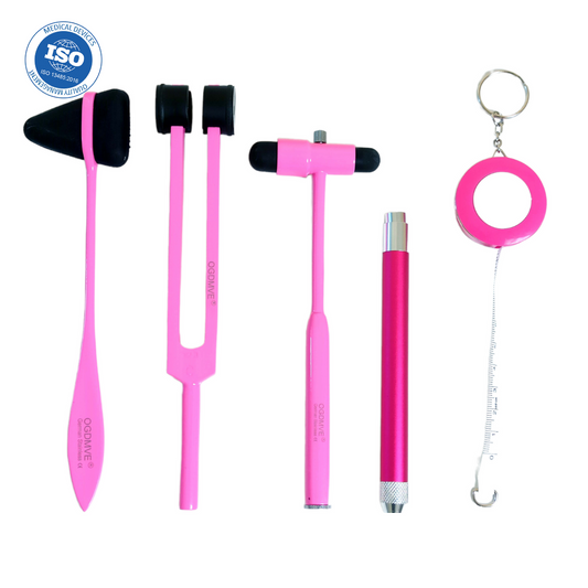 Kit Neuro OG #4 Martillo Reflejo Taylor + Neurologico Buck + Diapason + Linterna + Huincha o Torniquete