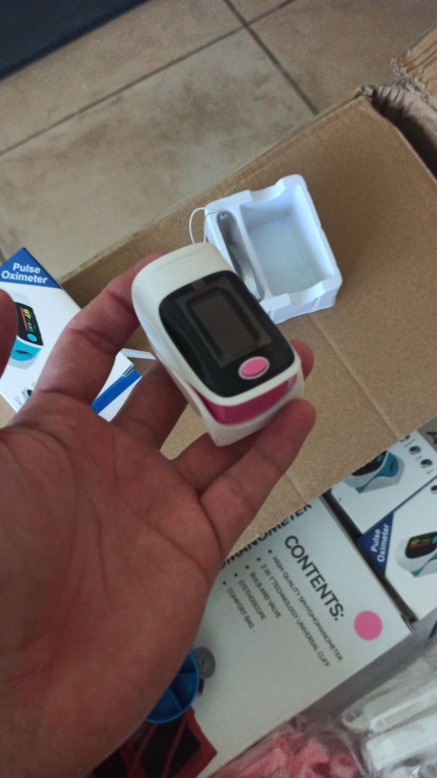 Oximetro Saturometro Certificado LED Ogdmve