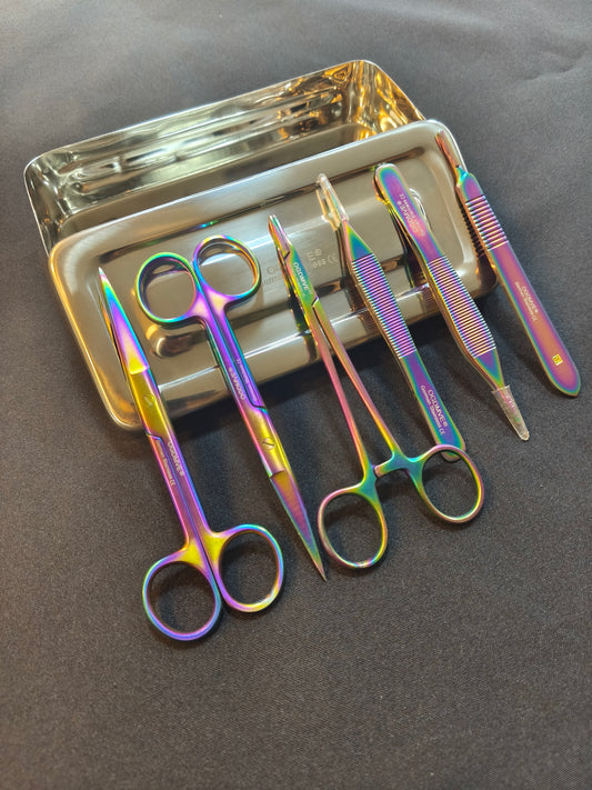 Set Sutura Cirugia 7pz Rainbow