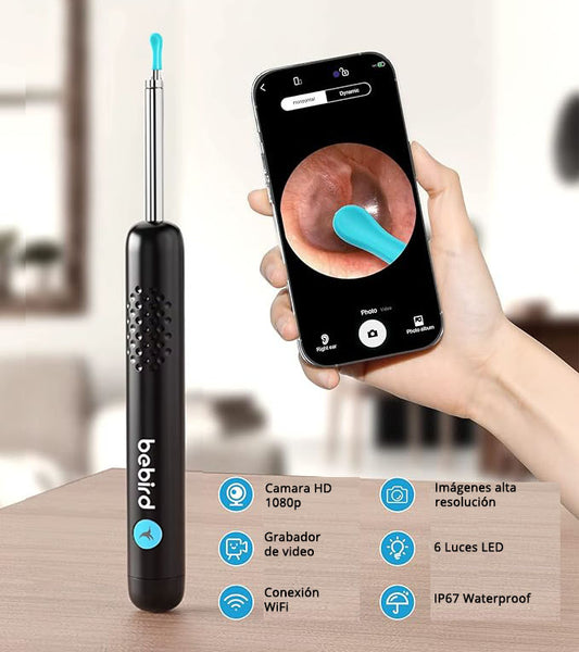 Otoscopio Digital BeBird R1 Camara HD- Diagnósticos Claros y Confiables