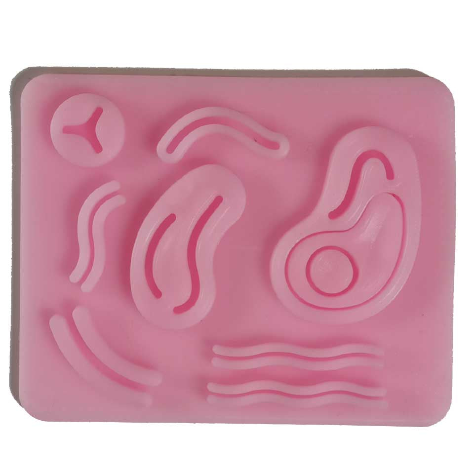 Piel Sintética Para Practica Sutura Cirugia Almohadilla Piel Ogdmve