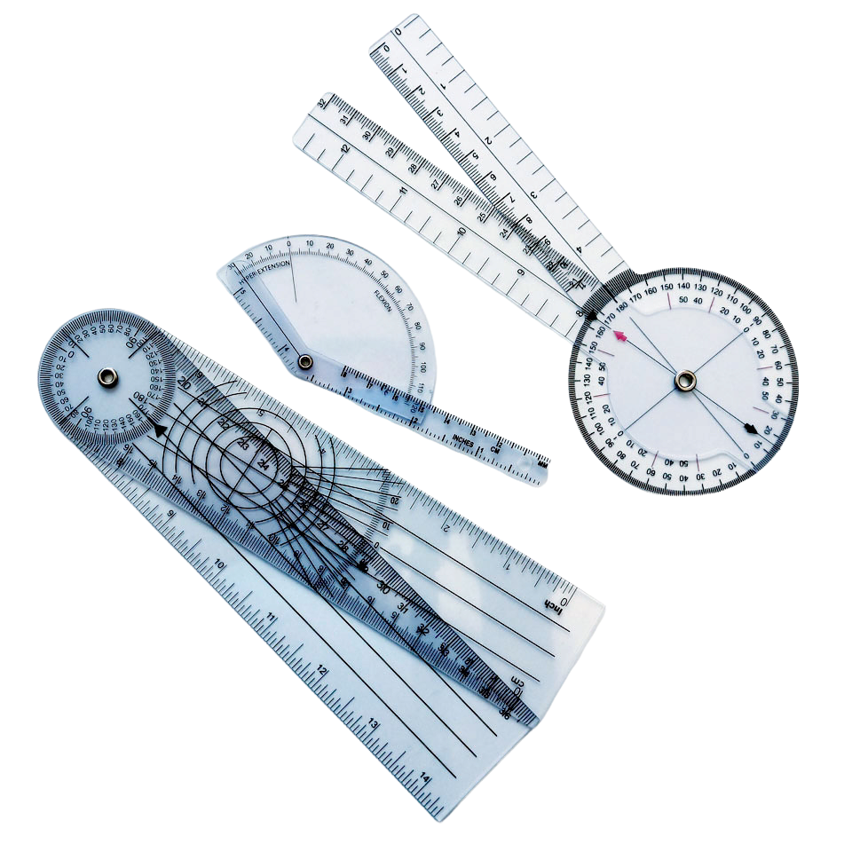 Set X3 Goniometro Profesional Articular K#14 Ogdmve Kinesiologia