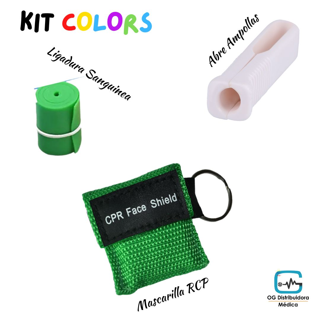 Kit Colors Tens #1 Rcp Abre Ampollas Ligadura Ogdmve