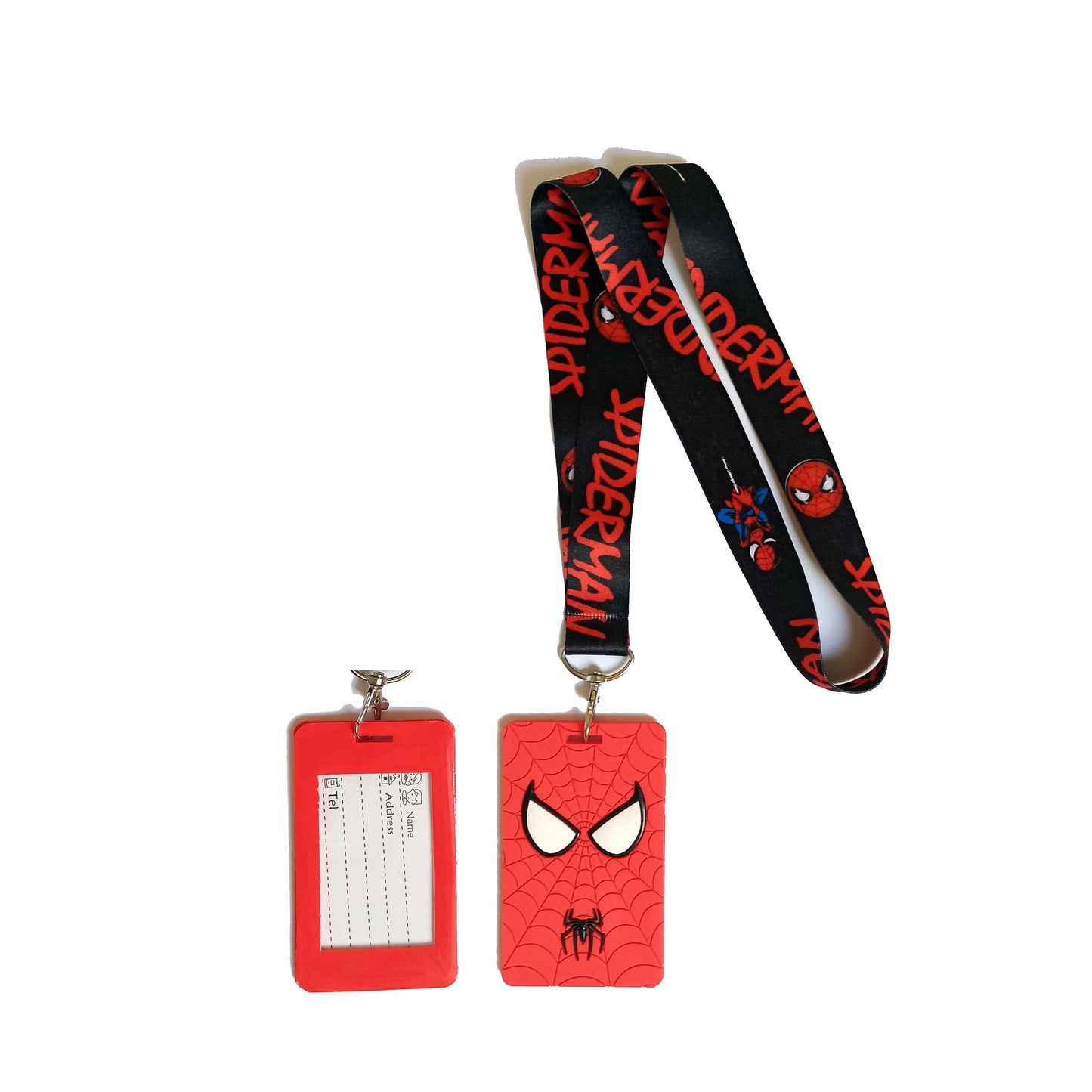 Lanyard + Tarjetero Silicon Super Heroe Medico Veterinario Tens Enfermera Ogdmve