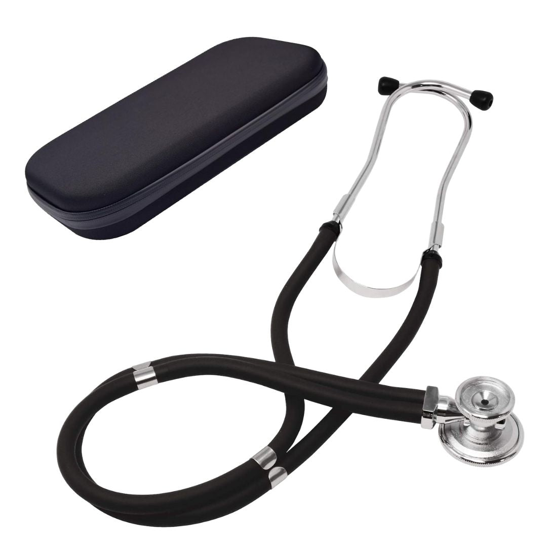 Set Estuche Rigido + Fonendoscopio Estetoscopio Rappaport Ogdmve