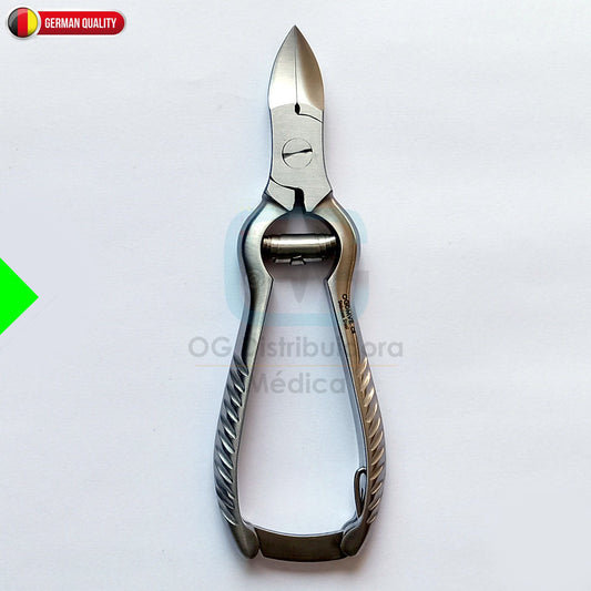 Alicate Curvo Espiral 14cm Acero Inoxidable Manicure Pedicure Ogdmve Podologia