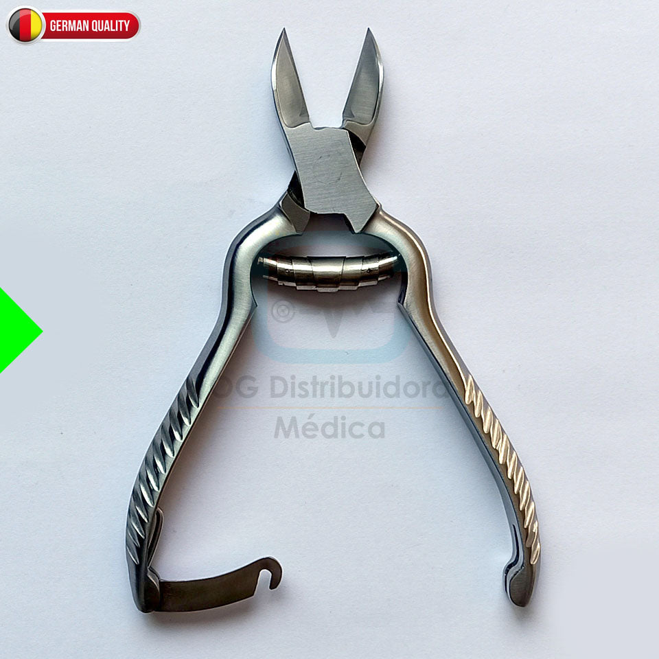 Alicate Curvo Espiral 14cm Acero Inoxidable Manicure Pedicure Ogdmve Podologia