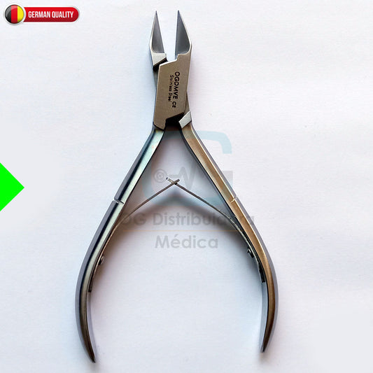 Alicate Recto Fino 12cm Acero Inoxidable Manicure Pedicure Ogdmve Podologia