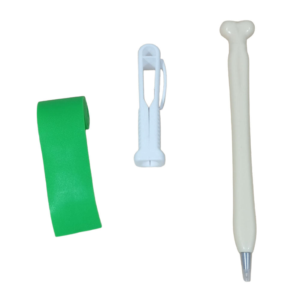 Set Kit Colors Tens #1 Ligadura Abre Ampollas Lapiz Pasta Medico Veterinario Enfermera Ogdmve
