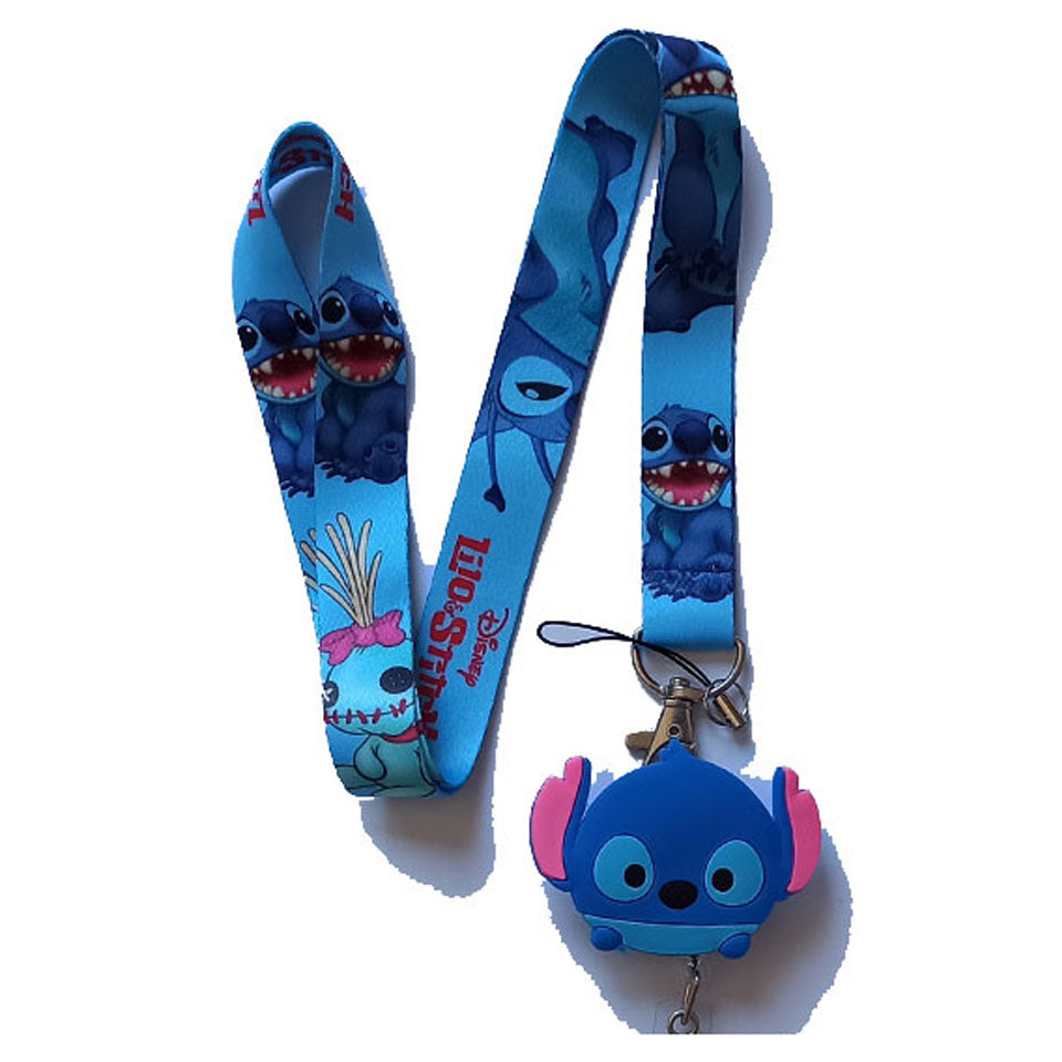 Lanyard + Portacredencial Stitch Medico Veterinario Tens Enfermera Ogdmve