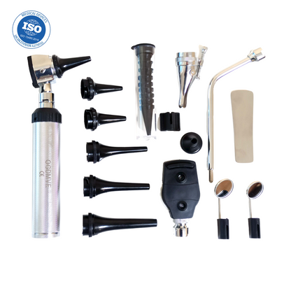 Otoscopio + Oftalmoscopio Rinoscopio Otorrino Acero Ogdmve