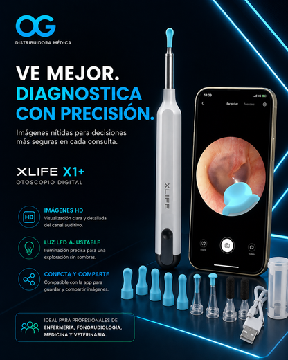 Otoscopio Digital Xlife X1+