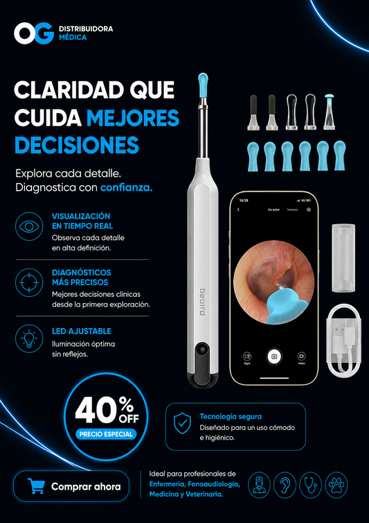 Otoscopio Digital Xlife X1+ Blanco