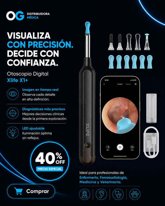 Otoscopio Digital Xlife X1+ Negro