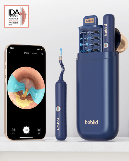 Otoscopio flexible Bebird EarSight Plus con luz: herramientas para eliminar cerumen con cámara