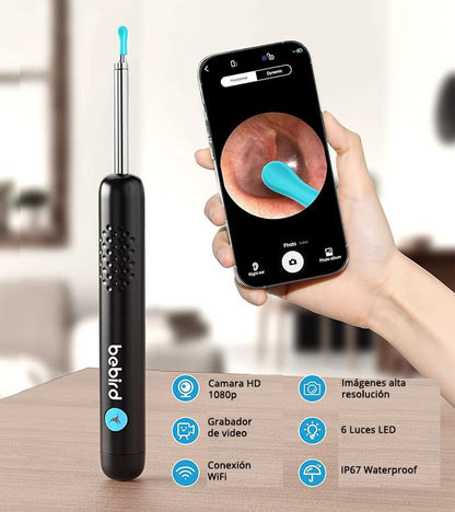 Otoscopio Digital BeBird R1 Camara HD- Diagnósticos Claros y Confiables