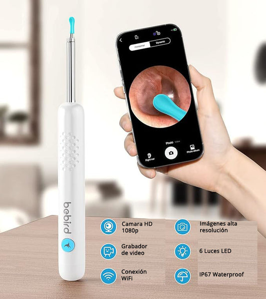 Otoscopio Digital BeBird R1 Camara HD- Diagnósticos Claros y Confiables