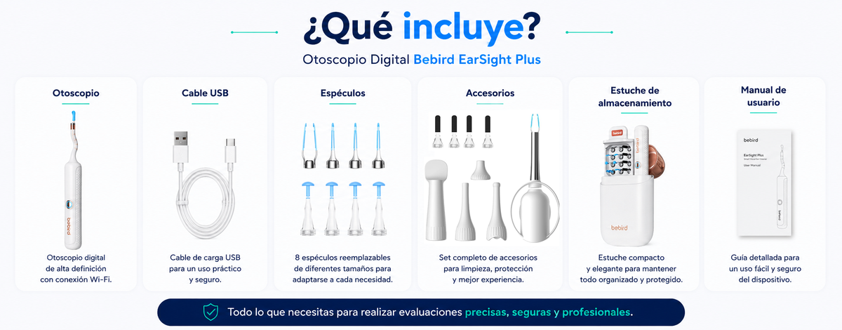 Otoscopio Digital Bebird EarSight Plus