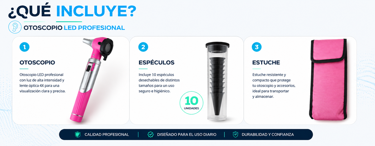Otoscopio LED Profesional