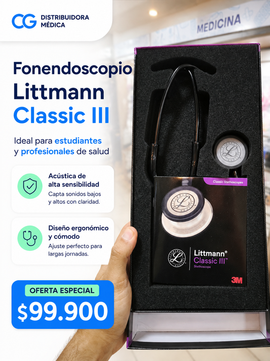 Fonendoscopio Littmann Classic III Black