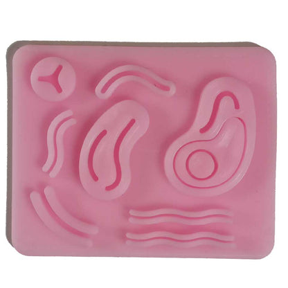 Piel Sintética Para Practica Sutura Cirugia Almohadilla Piel Ogdmve