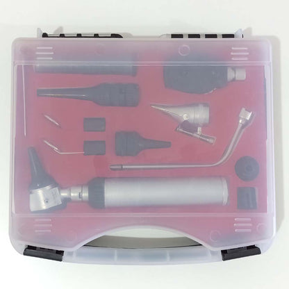 Otoscopio + Oftalmoscopio Rinoscopio Otorrino Acero Ogdmve
