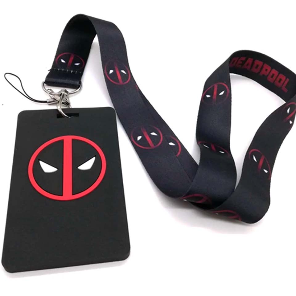 Lanyard + Tarjetero Silicon Super Heroe Medico Veterinario Tens Enfermera Ogdmve