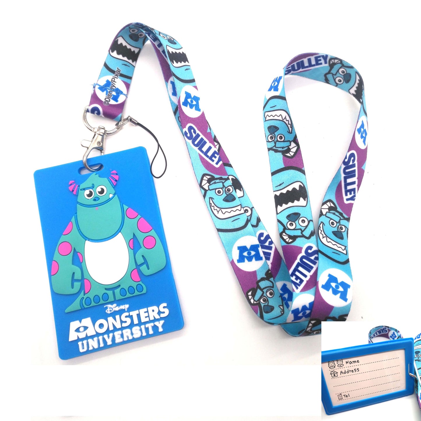 Lanyard + Tarjetero Silicon Super Heroe Medico Veterinario Tens Enfermera Ogdmve