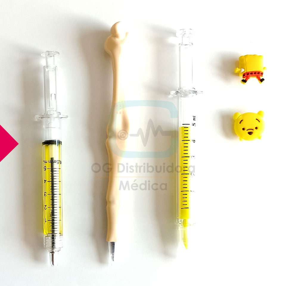 Set Lapiz Pasta Hueso Jeringa medico Veterinario Tens Enfermera Ogdmve