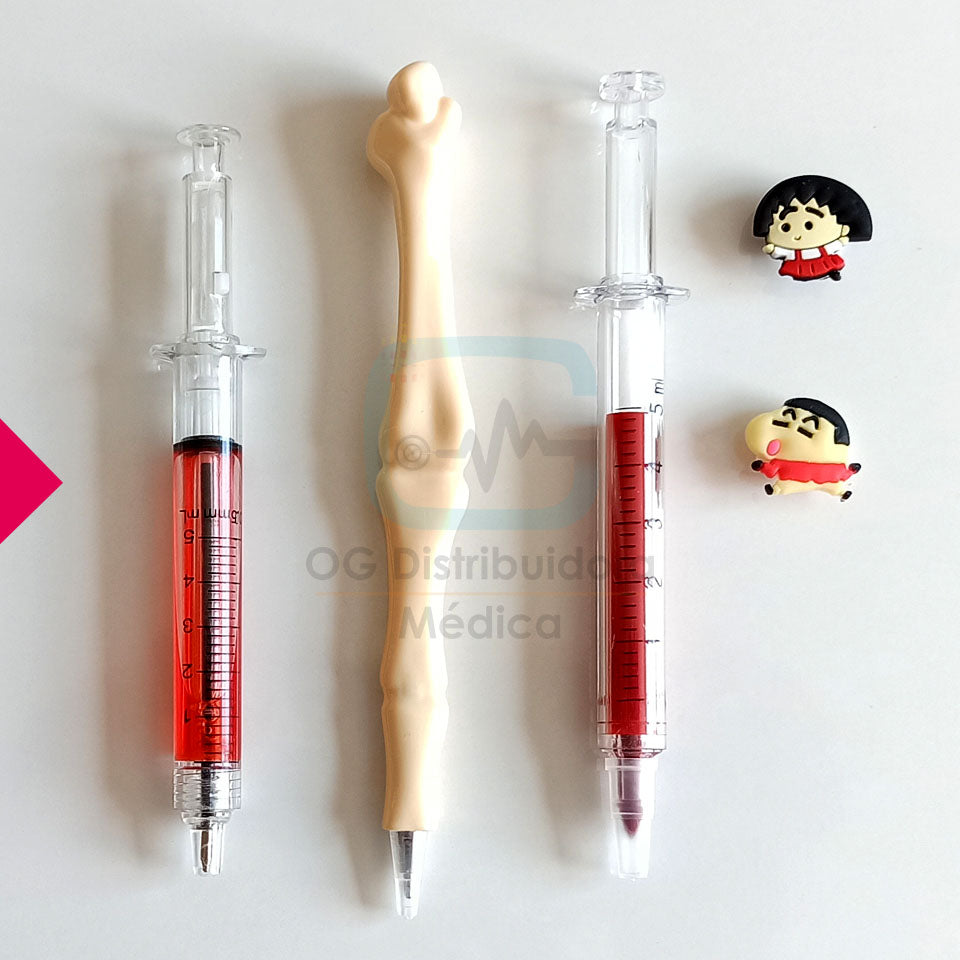 Set Lapiz Pasta Hueso Jeringa medico Veterinario Tens Enfermera Ogdmve