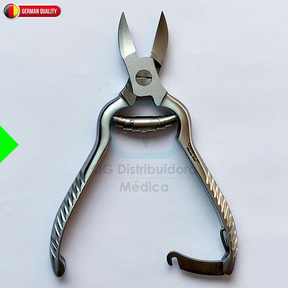 Alicate Curvo Espiral 14cm Acero Inoxidable Manicure Pedicure Ogdmve Podologia