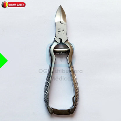 Alicate Curvo Espiral 14cm Acero Inoxidable Manicure Pedicure Ogdmve Podologia