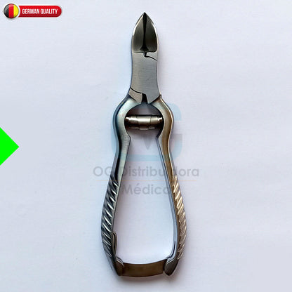 Alicate Curvo Espiral 14cm Acero Inoxidable Manicure Pedicure Ogdmve Podologia