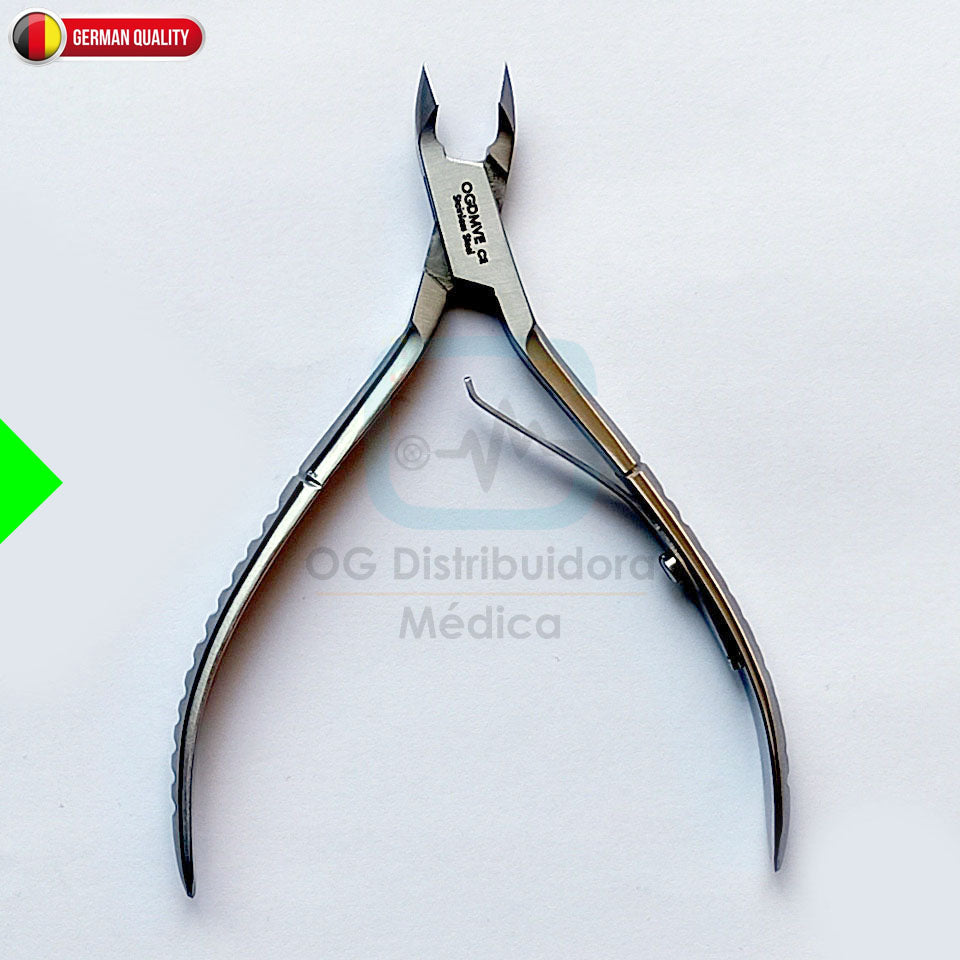 Alicate Corta Cuticula 11cm Acero Inoxidable Manicure Pedicure Ogdmve Podologia
