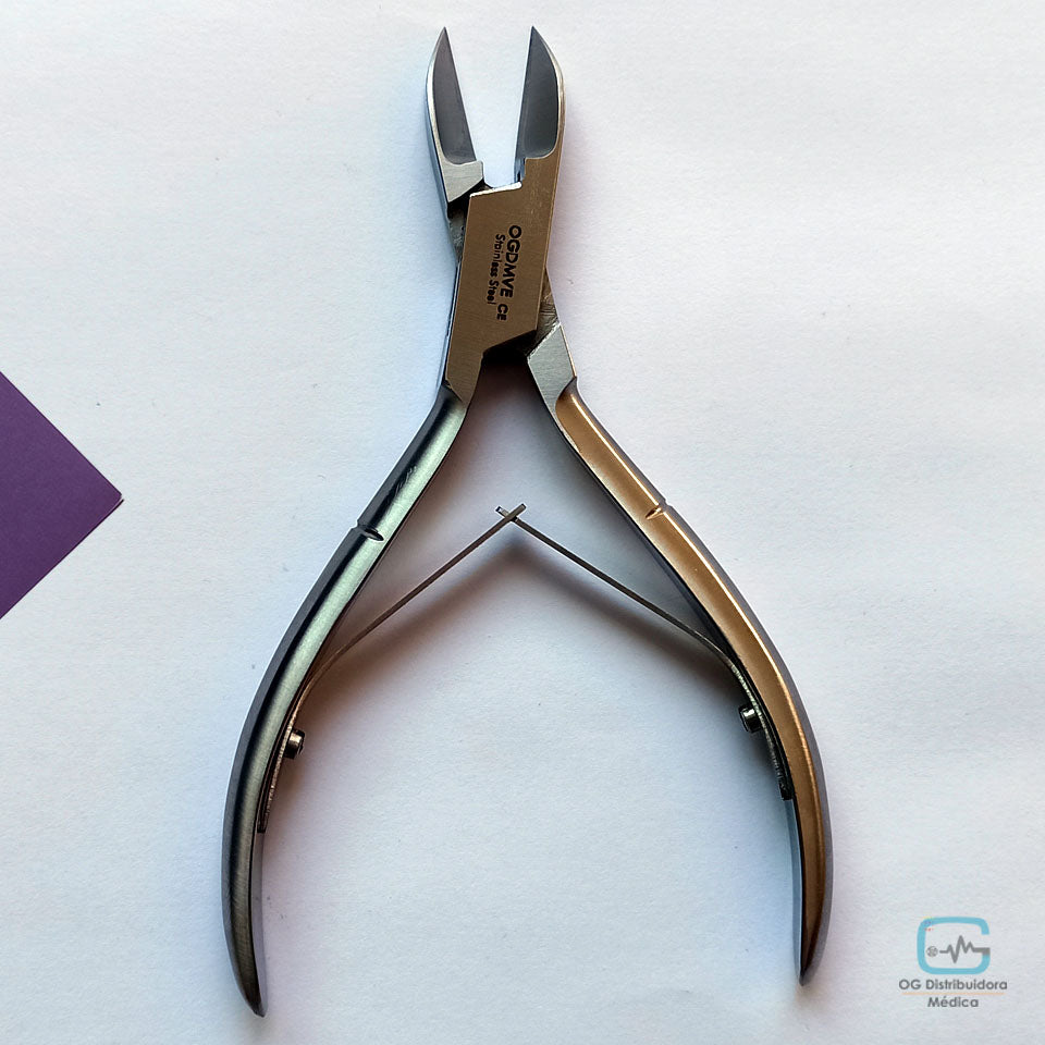 Alicate Recto 13cm Acero Inoxidable Manicure Pedicure Ogdmve Podologia
